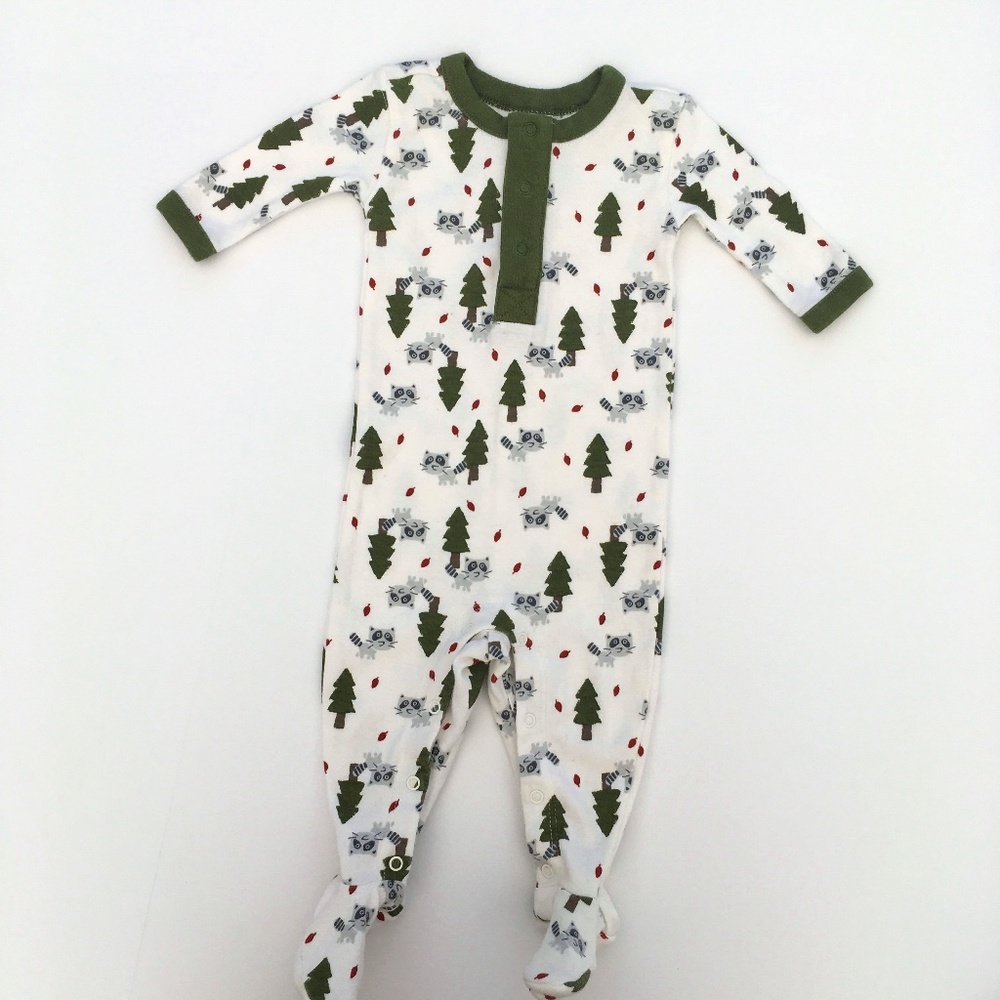 Gymboree 0-3 Month Baby Footy Pajamas Long Sleeve